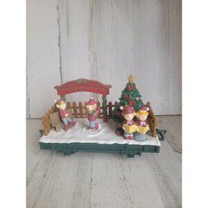 Eztec G scale elf ice skating santa express train cart‎